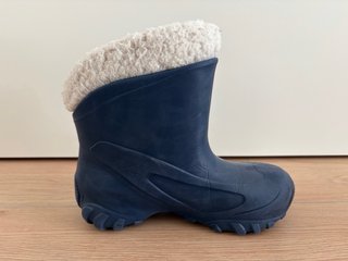 Botas de agua forradas azul talla 32/33