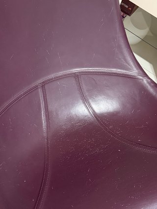 Sillón butaca giratoria IKEA Tirup piel marrón