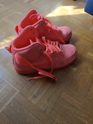 Zapatillas Nike Air Force 1 High Naranja/Rosa