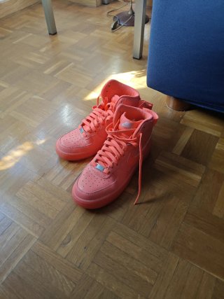 Zapatillas Nike Air Force 1 High Naranja/Rosa