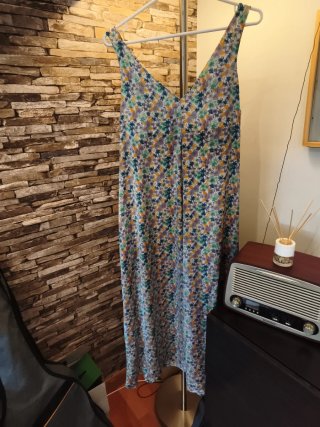 Vestido estampado floral mujer