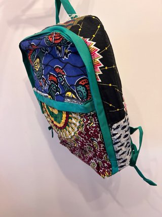 Mochila Patchwork Africana Artesanal IV