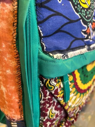 Mochila Patchwork Africana Artesanal IV