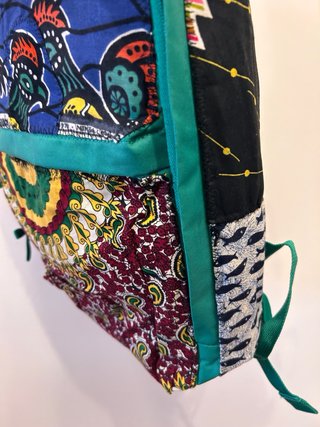 Mochila Patchwork Africana Artesanal IV