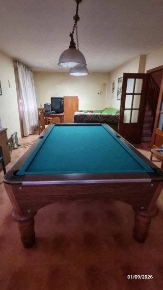 Mesa de Billar Profesional 220x110 Pata Torneada