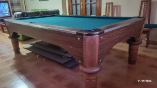 Mesa de Billar Profesional 220x110 Pata Torneada