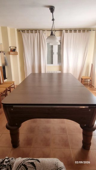Mesa de Billar Profesional 220x110 Pata Torneada
