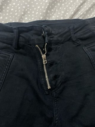 Pantalones pitillo negros talla 36