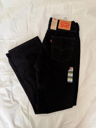 Pantalones Levi's 527 Slim Bootcut Negros