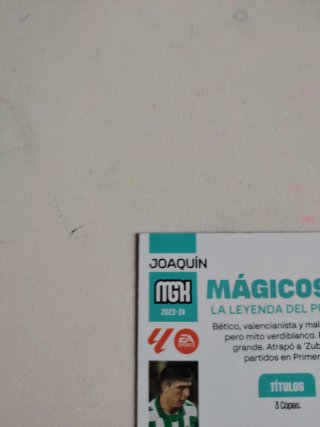 Cromo Mágico Power Joaquín 23/24