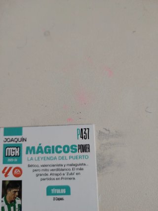 Cromo Mágico Power Joaquín 23/24