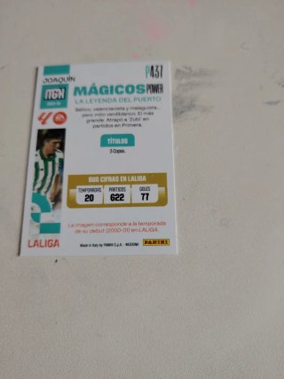 Cromo Mágico Power Joaquín 23/24