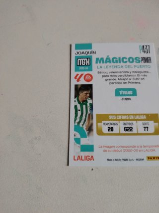 Cromo Mágico Power Joaquín 23/24