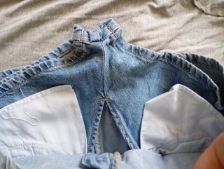 Minifalda pantalón vaquera Stradivarius