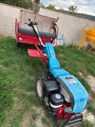 Motocultor Bertollini con remolque 413S