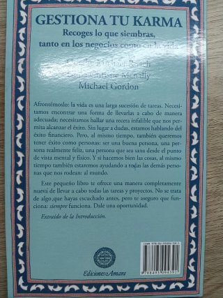 Gestiona tu karma recoges lo que siembras, tant...