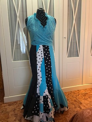 Traje Flamenca Manuela Macias Talla 42
