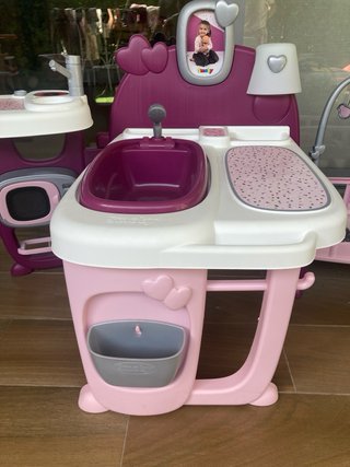Baby nurse Smoby Cuna, Cambiador, Bañera y Trona