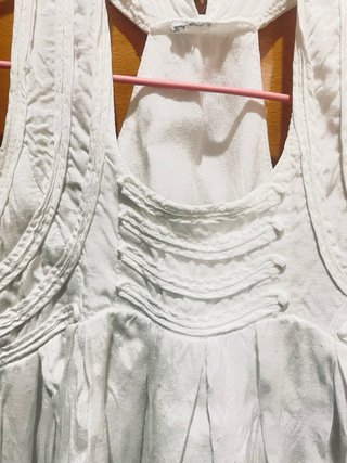 Vestido Blanco Zara Talla 5
