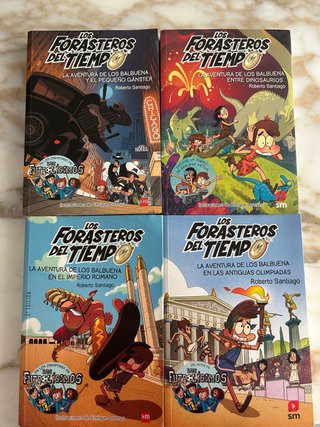 Pack 4 libros LOS FORASTEROS DEL TIEMPO