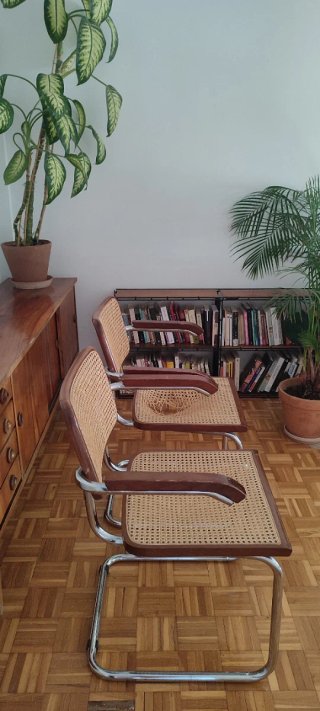 Sillas Cesca Ratán y Madera