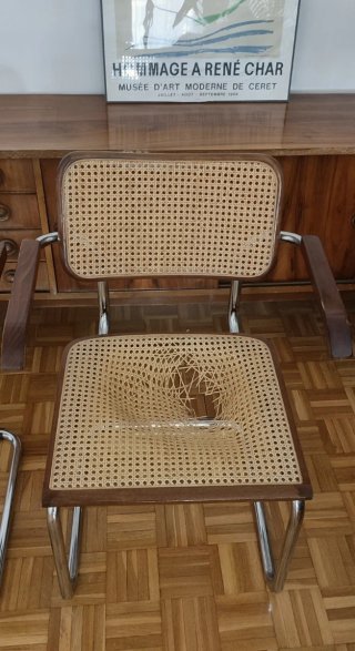 Sillas Cesca Ratán y Madera