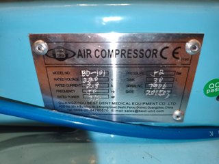 Compresor Dental BESTDENT BD-101 Sin Aceite