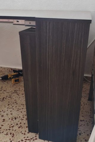 Mesa extensible de melamina