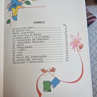 Libro antiguo Cuentos Andersen editorial Susaeta