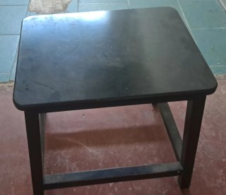 Tavolino / Sgabello Piccolo Nero