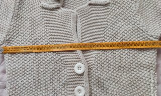 Chaqueta punto mujer talla 38 beige