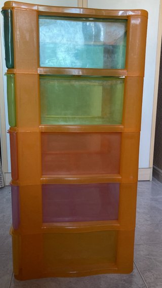 Lote 5 Cajoneras Spazio Plástico