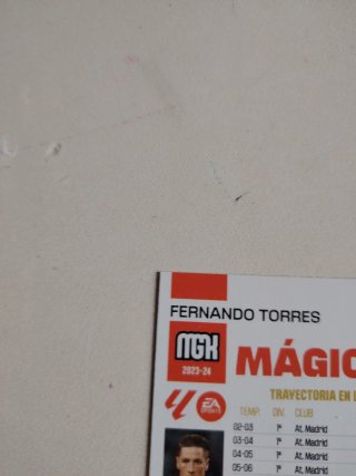 Carta Fernando Torres Mágicos MGK 23/24
