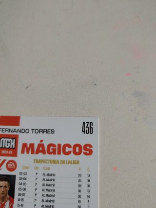 Carta Fernando Torres Mágicos MGK 23/24