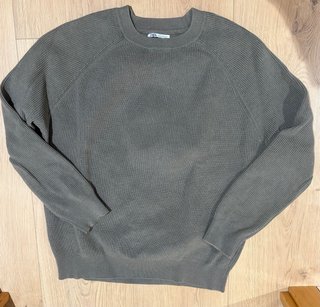 Jersey Zara Hombre Verde Oliva