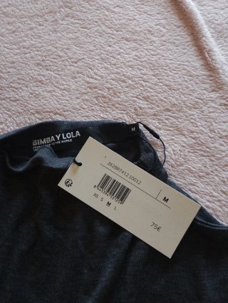Camiseta Bimba y Lola gris nueva
