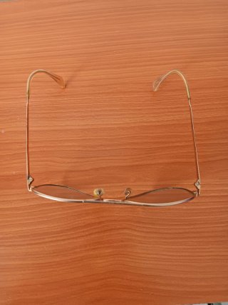Gafas de aviador montura dorada y plateada