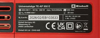 Sierra Sable Einhell TE-AP 950 E 950W