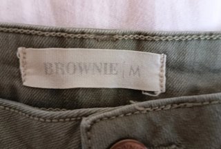 Shorts vaqueros Brownie verdes