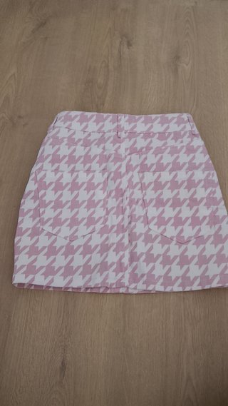 Falda mini Bershka Houndstooth Talla S