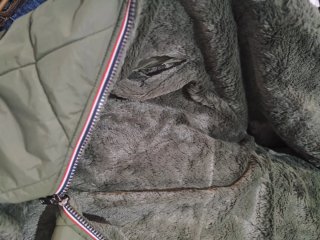 Parka reversible forrada verde Talla M