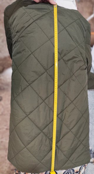 Parka reversible forrada verde Talla M