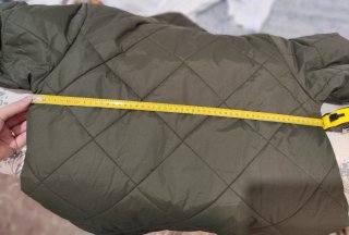 Parka reversible forrada verde Talla M