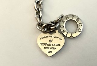 Pulsera Tiffany & Co. Corazón Plata
