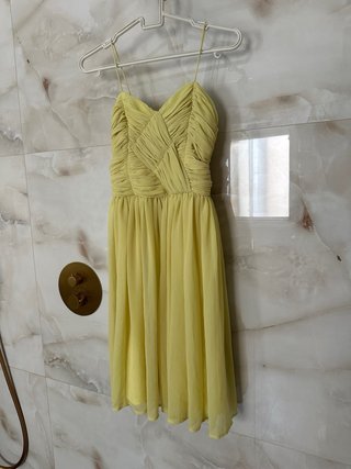 Vestido ASOS amarillo talla 32 XXS