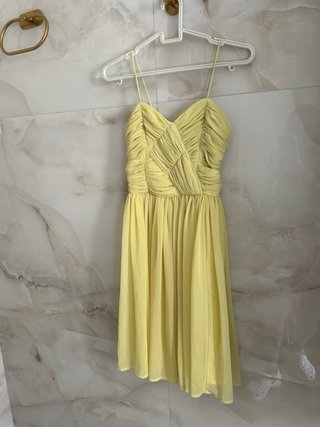 Vestido ASOS amarillo talla 32 XXS