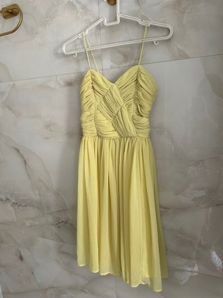 Vestido ASOS amarillo talla 32 XXS
