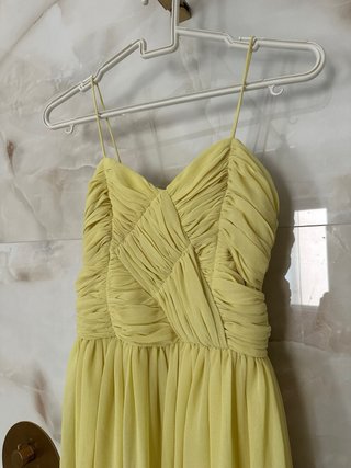 Vestido ASOS amarillo talla 32 XXS