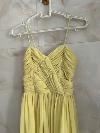 Vestido ASOS amarillo talla 32 XXS
