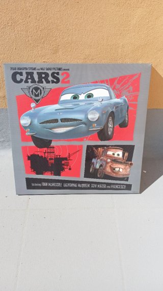 Cuadro Cars 2 Finn McMissile y Tow Mater